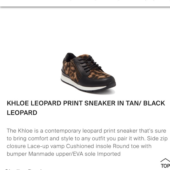 b.o.c. by BORN Khloe Tan/Black/Leopard Sneaker, Women’s Size 8.5 - Picture 7 of 7